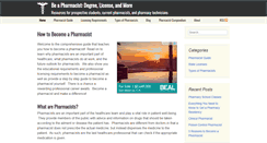 Desktop Screenshot of beapharmacist.com
